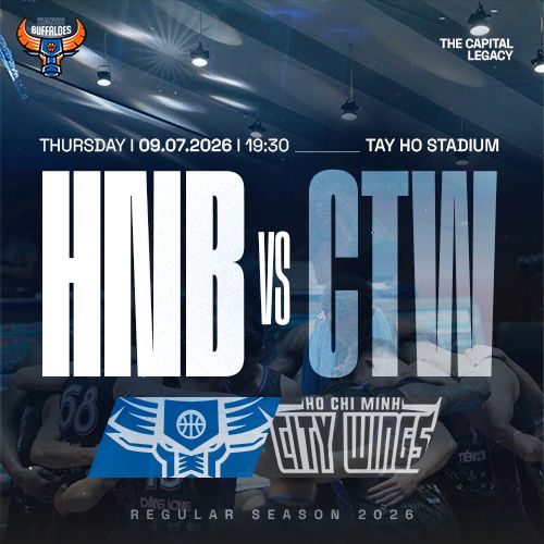 HANOI BUFFALOES - HCMC WINGS 09/07/2026