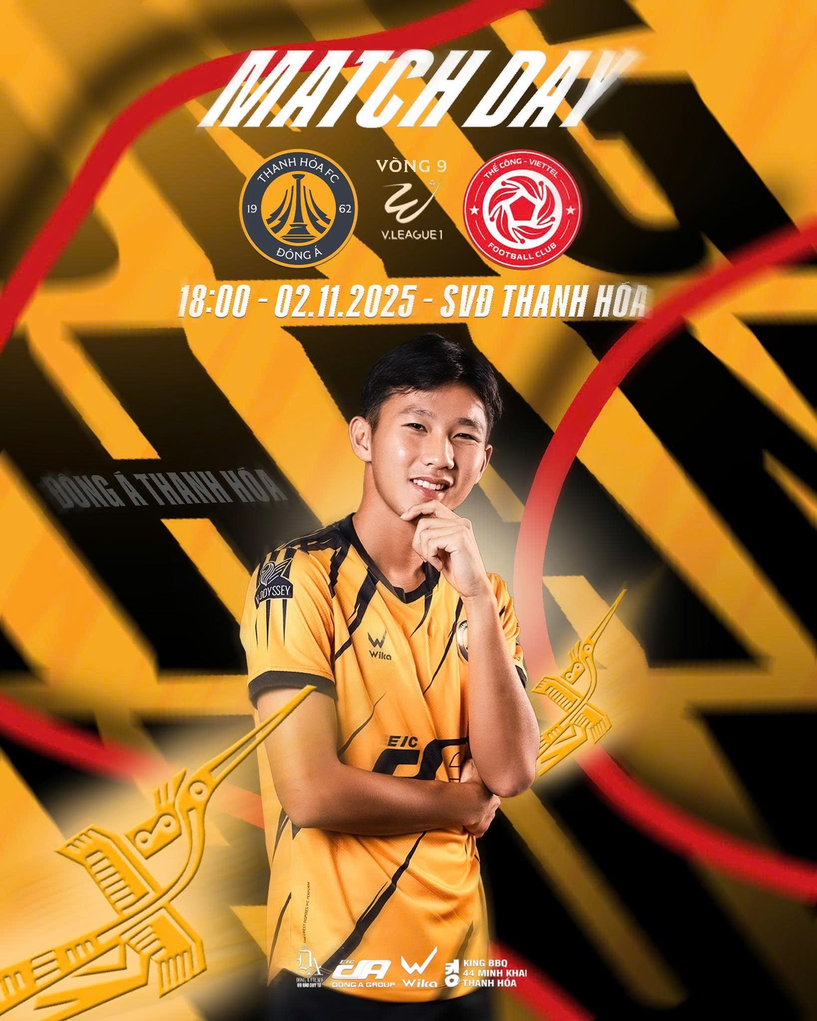 ĐÔNG Á THANH HÓA - THỂ CÔNG - VIETTEL