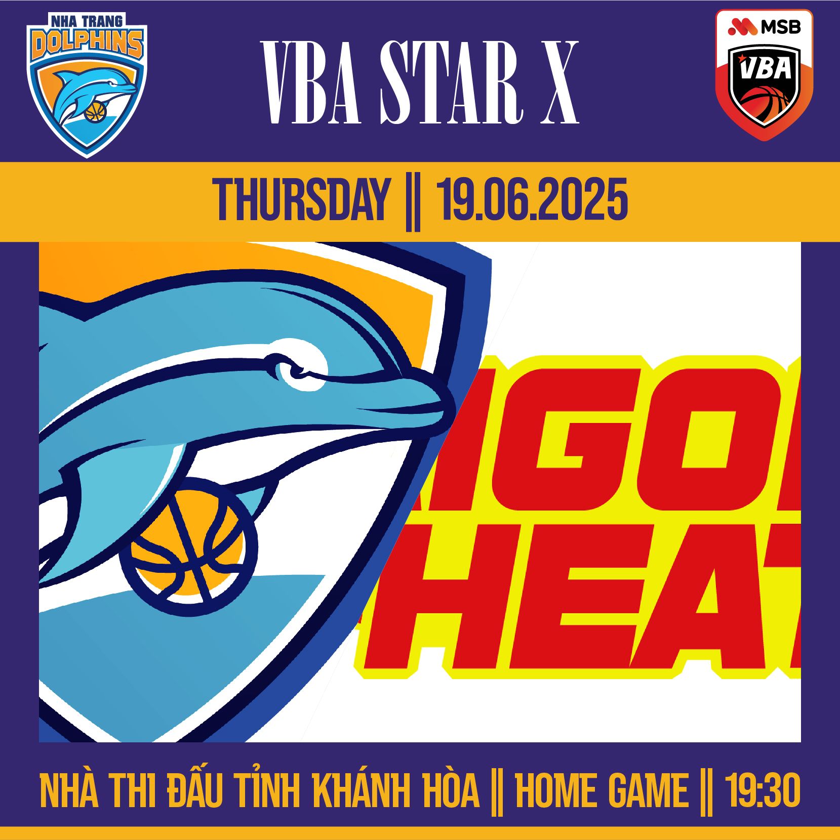 NHA TRANG DOLPHINS - SAIGON HEAT