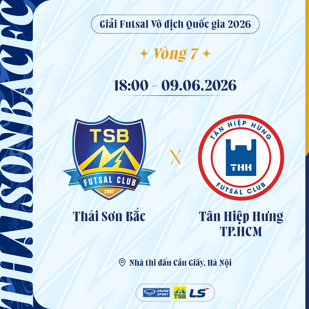 15H HÀ NỘI - SÀI GÒN TITANS & 18H THÁI SƠN BẮC – TÂN HIỆP HƯNG TP.HCM