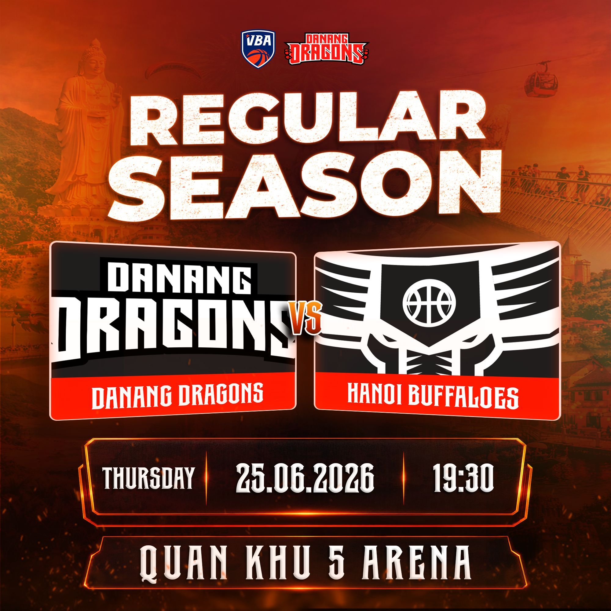 DANANG DRAGONS - HANOI BUFFALOES 25/06/2026